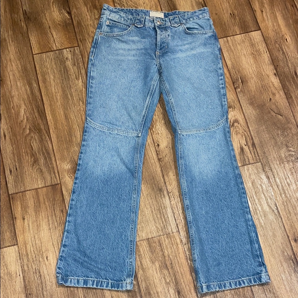 We the Free Flare Blue Jeans Woman Size 28